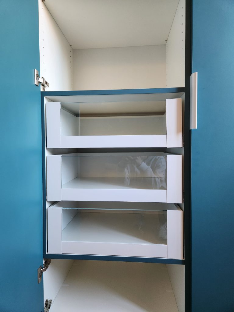 tiroirs en verre interieur et dressing