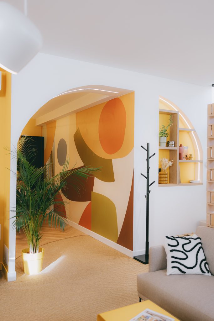 Arche avec fresque murale