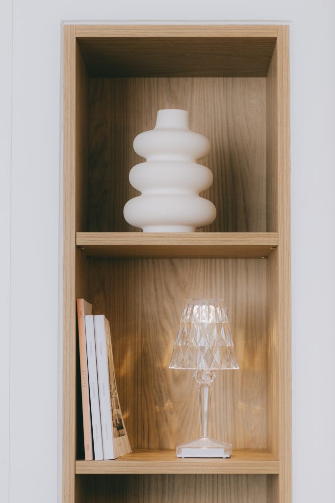 Détail de la niche en bois