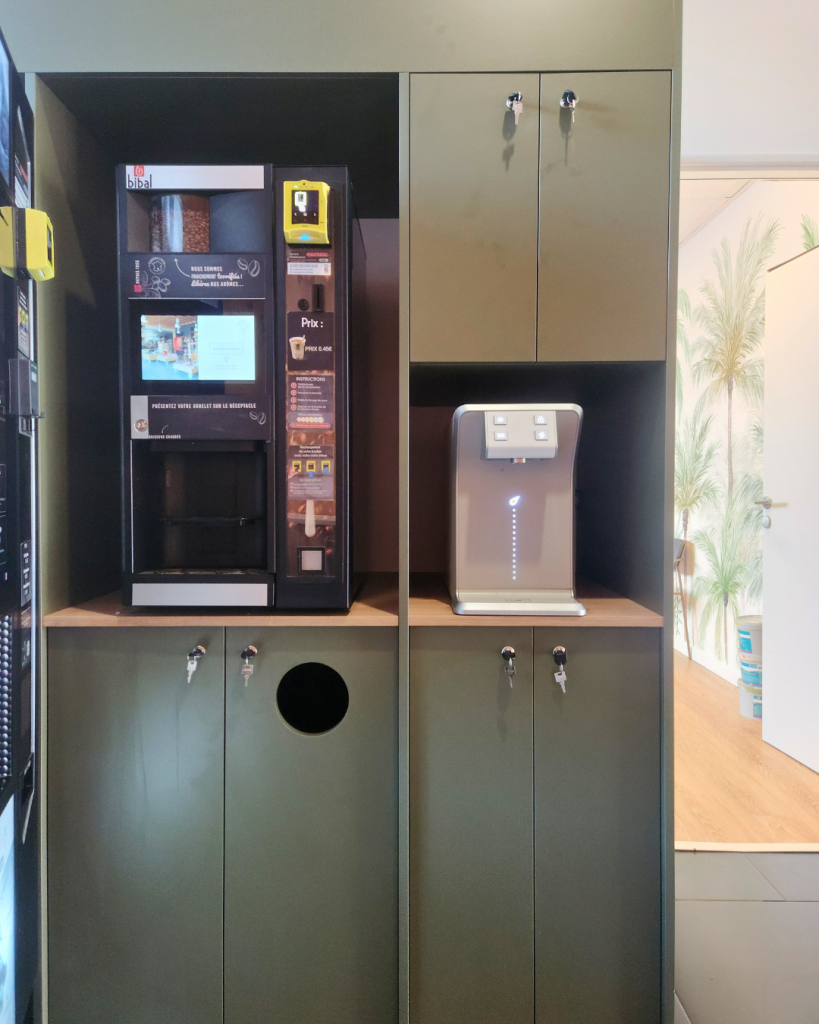 Espace café en bois 1