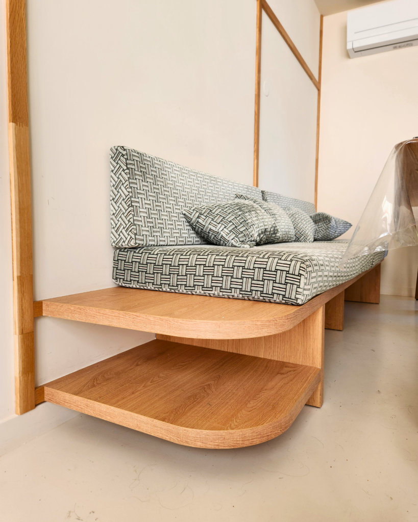 Banquette sur mesure en chêne